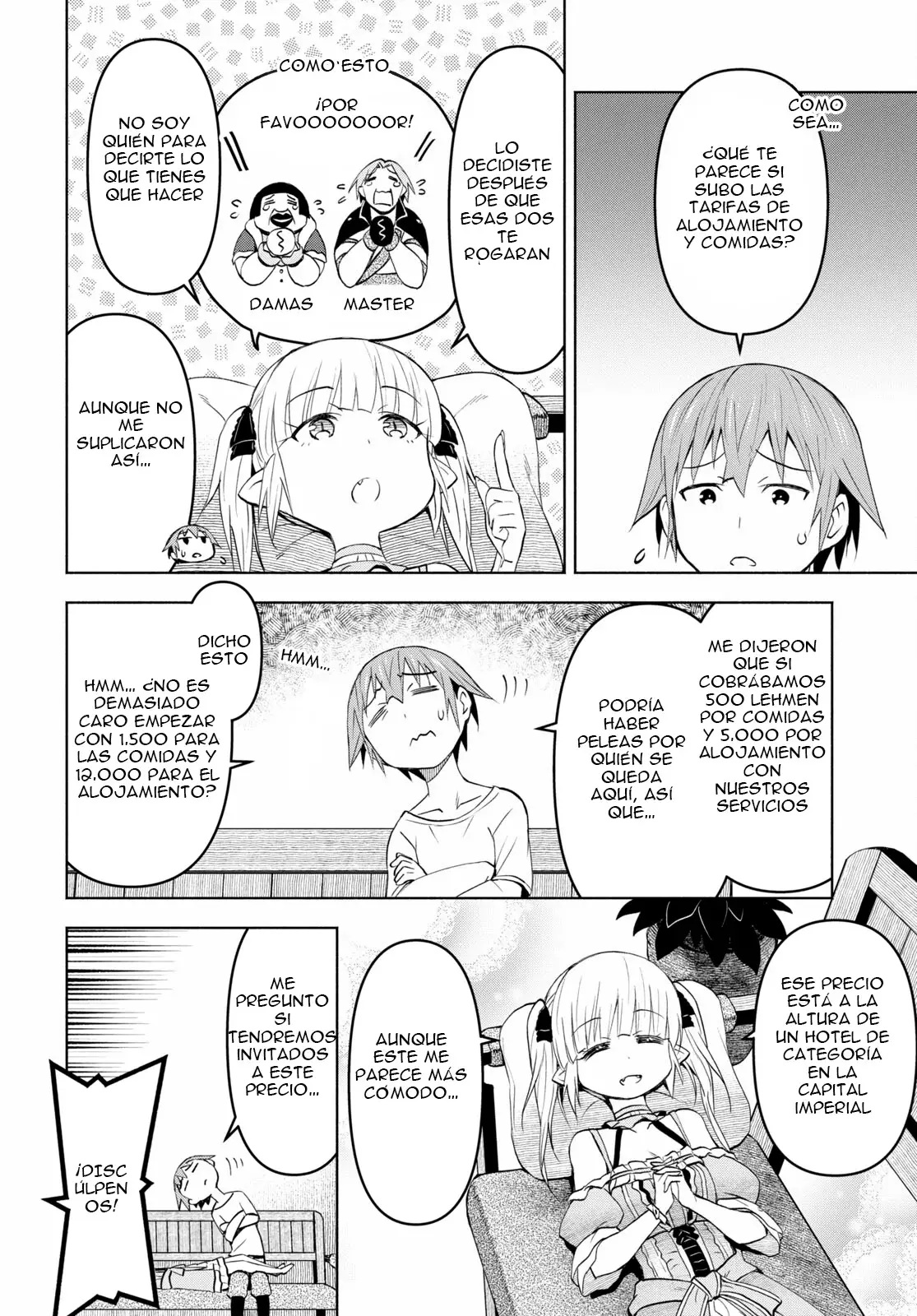 Dungeon Tou de Yadoya o Yarou! Souzou Mahou o Moratta Ore no Hosoude Hanjouki Capitulo 37 página 14