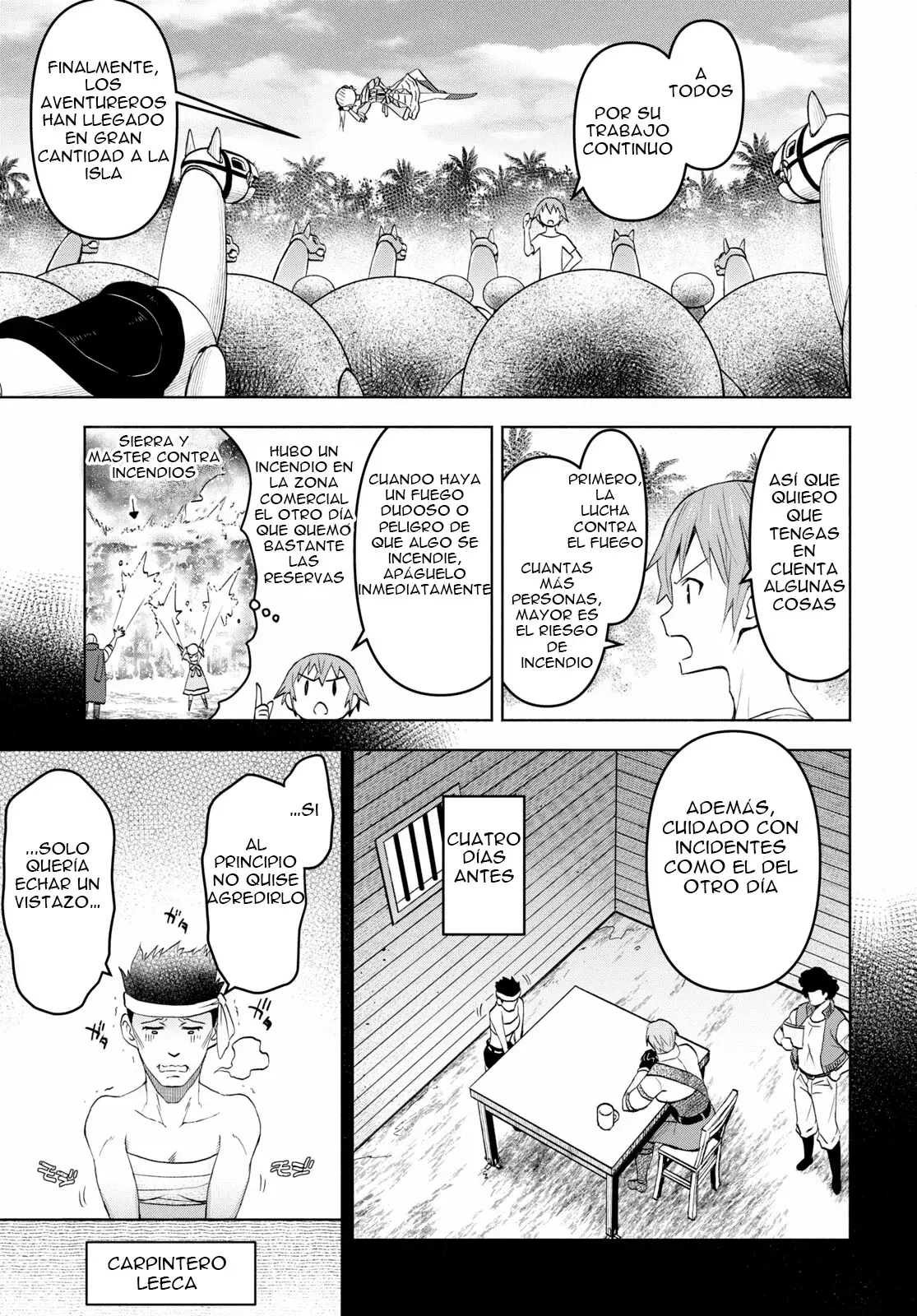 Dungeon Tou de Yadoya o Yarou! Souzou Mahou o Moratta Ore no Hosoude Hanjouki Capitulo 37 página 9