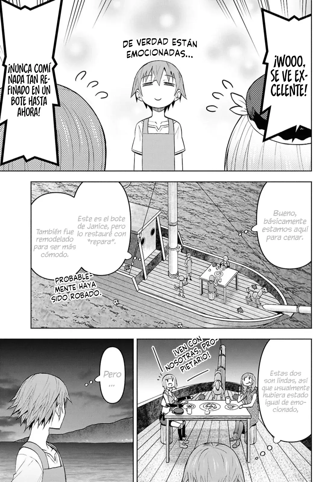 Dungeon Tou de Yadoya o Yarou! Souzou Mahou o Moratta Ore no Hosoude Hanjouki Capitulo 42 página 20