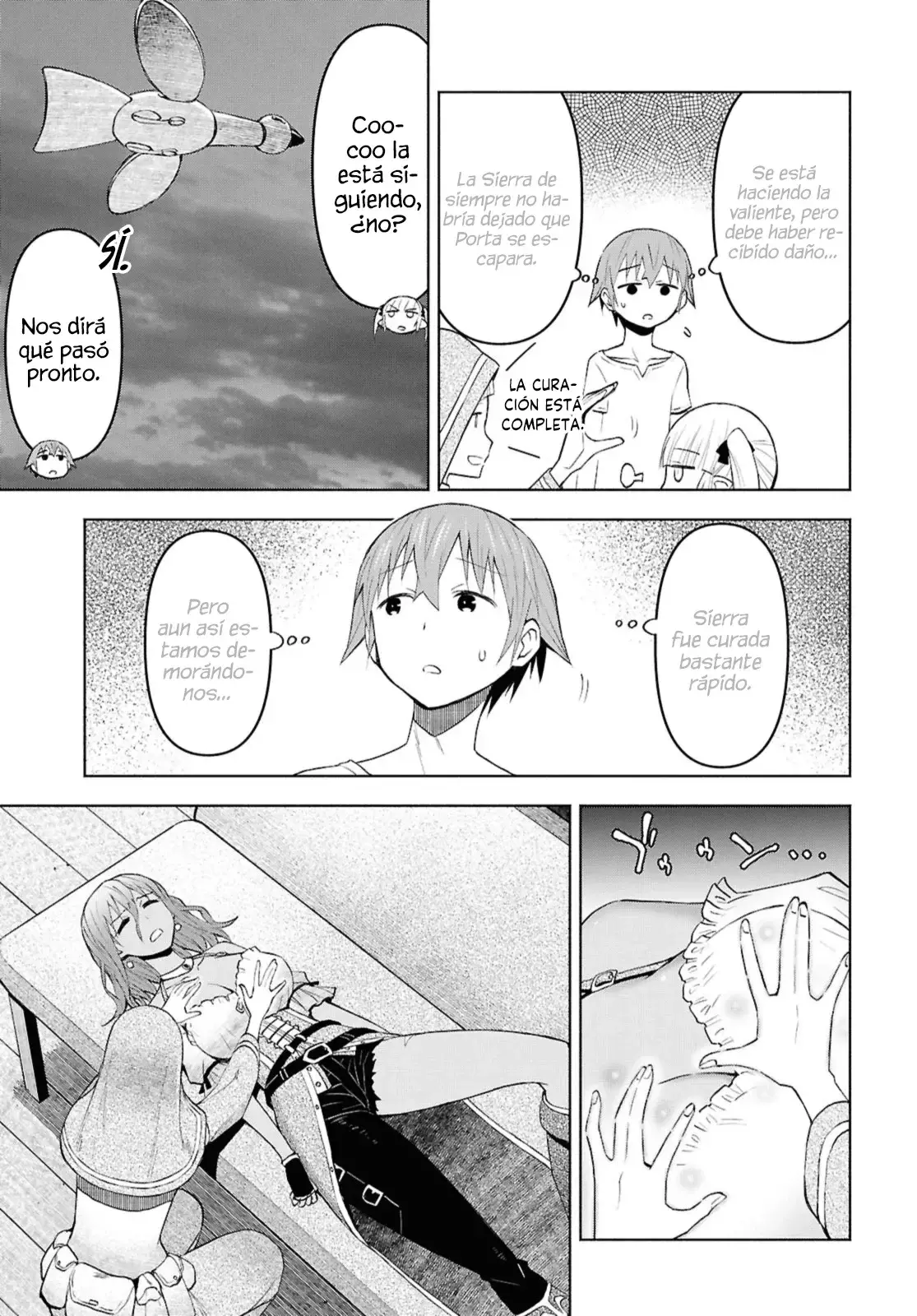 Dungeon Tou de Yadoya o Yarou! Souzou Mahou o Moratta Ore no Hosoude Hanjouki Capitulo 42 página 4