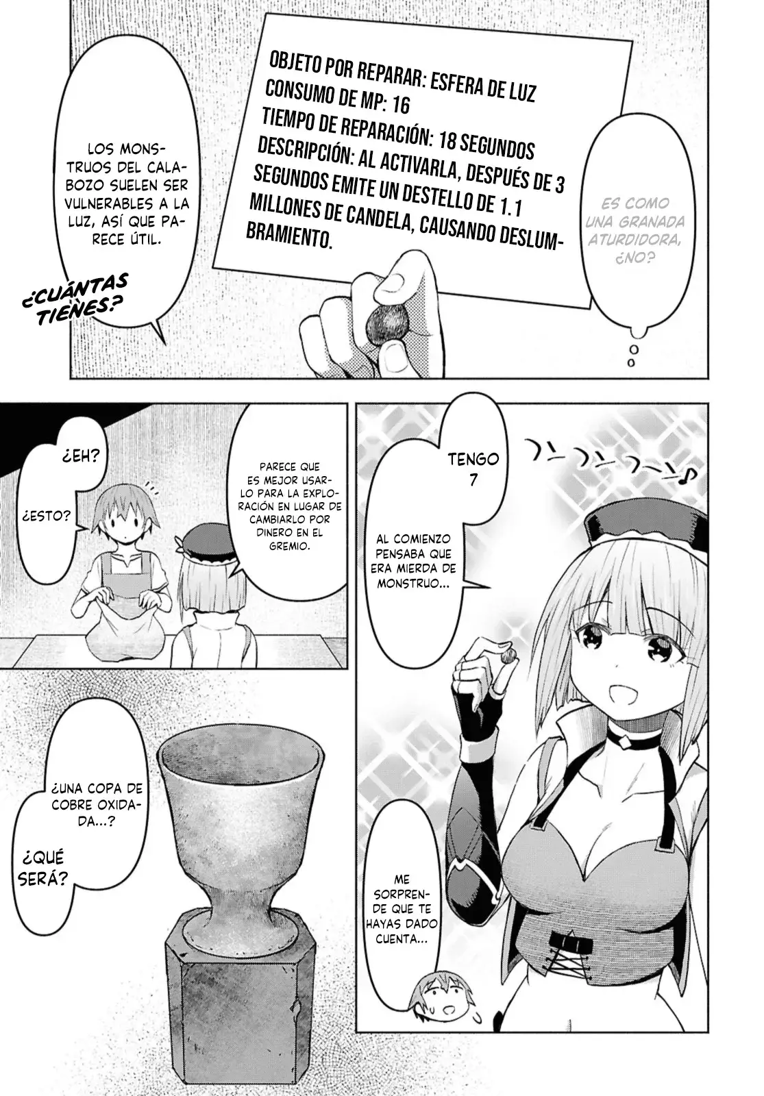 Dungeon Tou de Yadoya o Yarou! Souzou Mahou o Moratta Ore no Hosoude Hanjouki Capitulo 43 página 13
