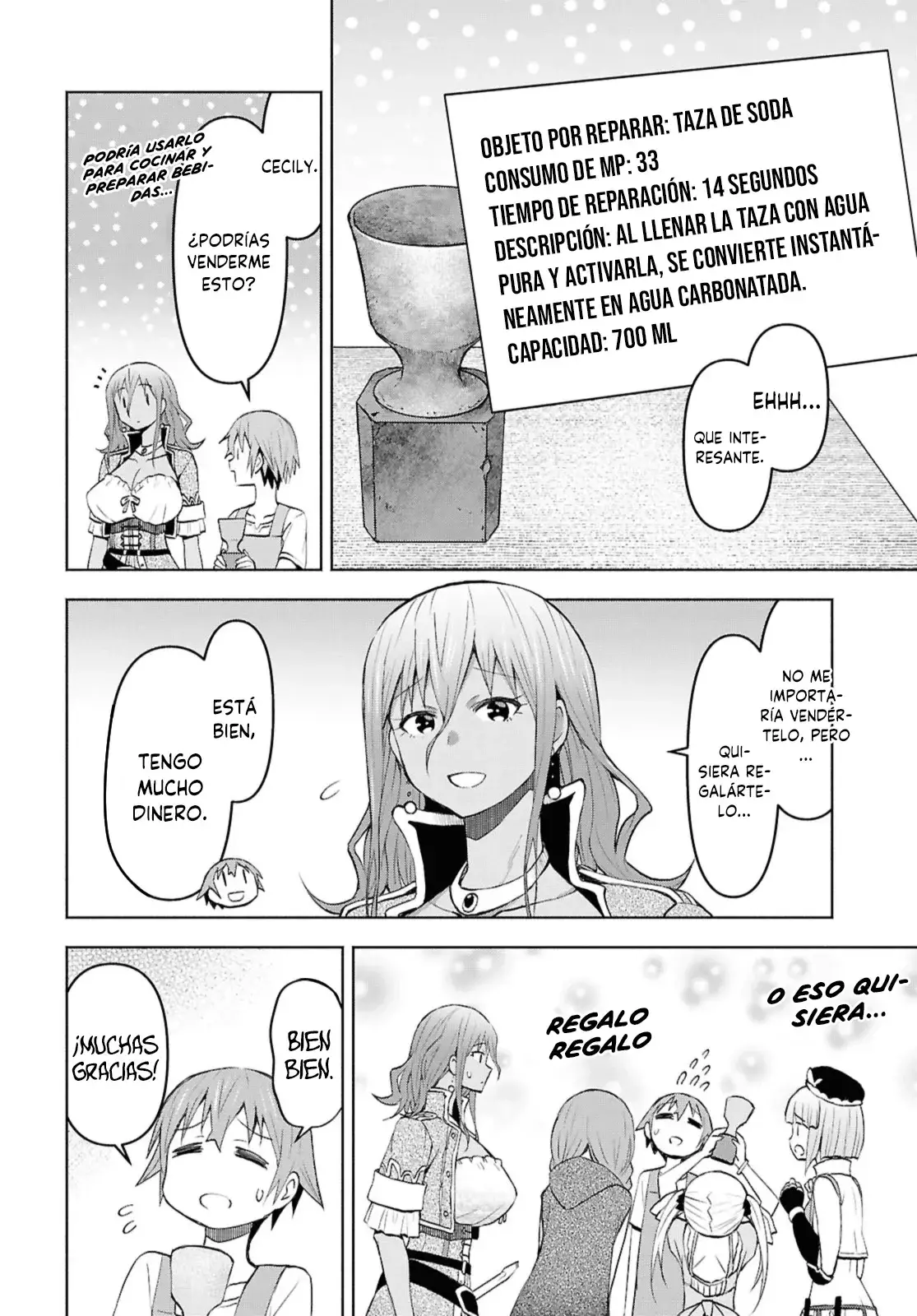 Dungeon Tou de Yadoya o Yarou! Souzou Mahou o Moratta Ore no Hosoude Hanjouki Capitulo 43 página 14