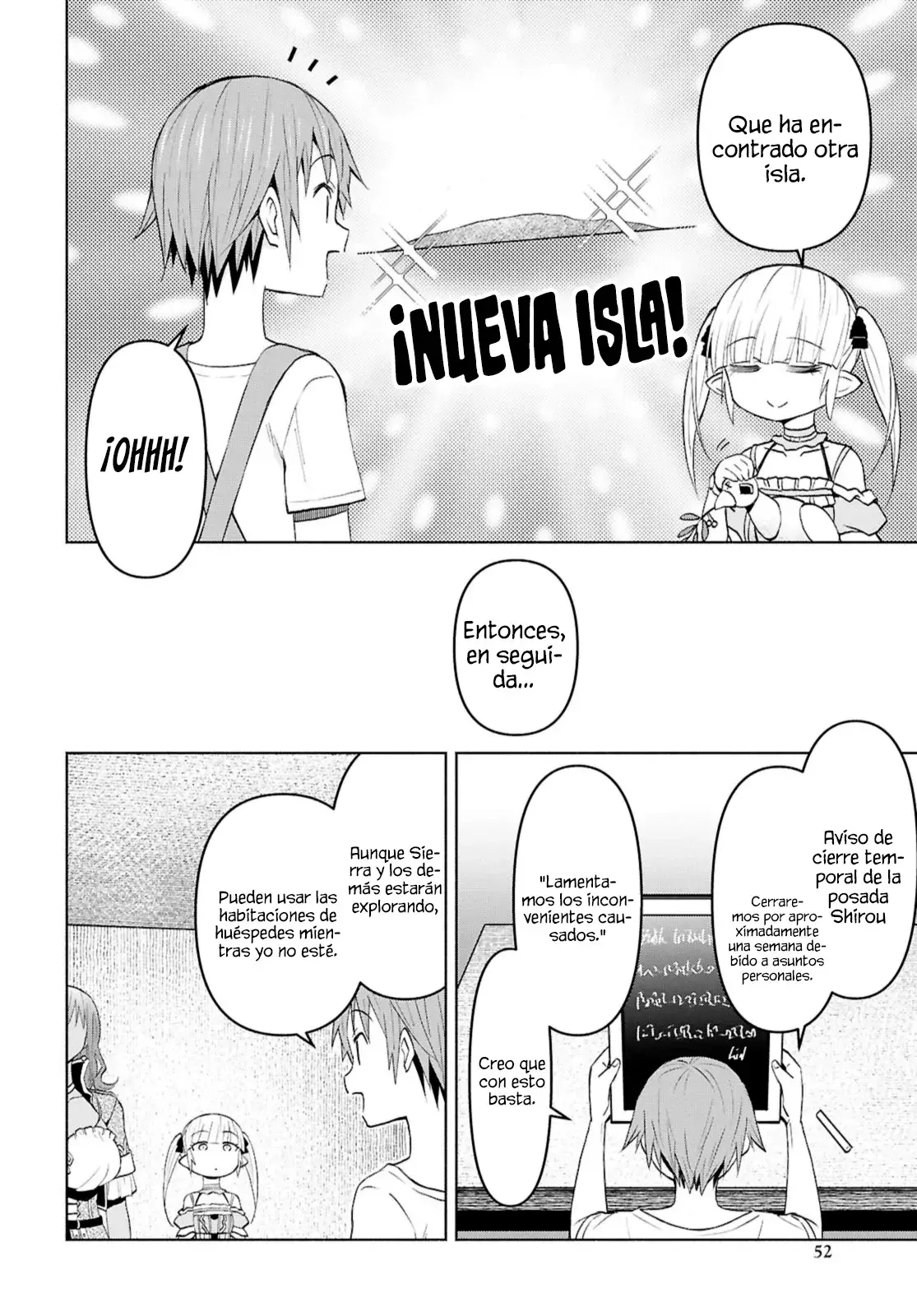 Dungeon Tou de Yadoya o Yarou! Souzou Mahou o Moratta Ore no Hosoude Hanjouki Capitulo 44 página 5