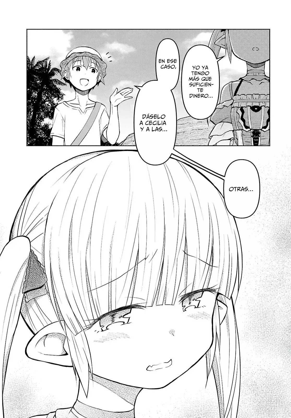 Dungeon Tou de Yadoya o Yarou! Souzou Mahou o Moratta Ore no Hosoude Hanjouki Capitulo 45: no hubo sex página 12