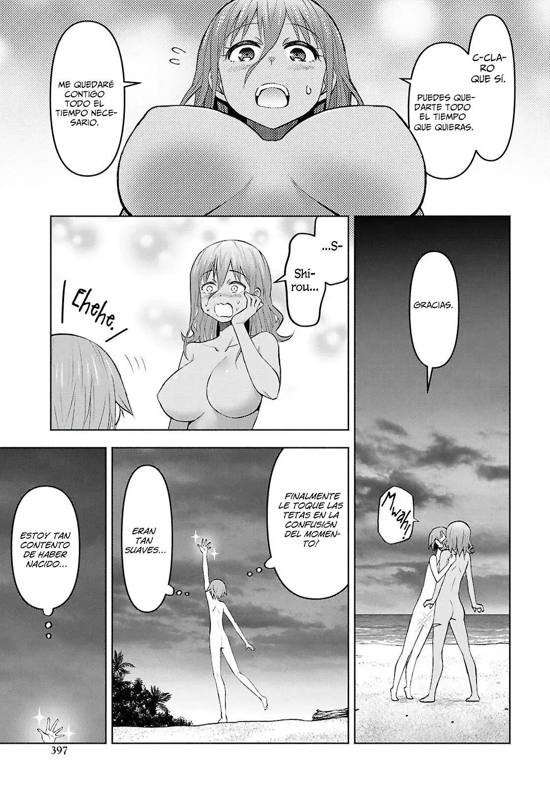 Dungeon Tou de Yadoya o Yarou! Souzou Mahou o Moratta Ore no Hosoude Hanjouki Capitulo 45: no hubo sex página 6