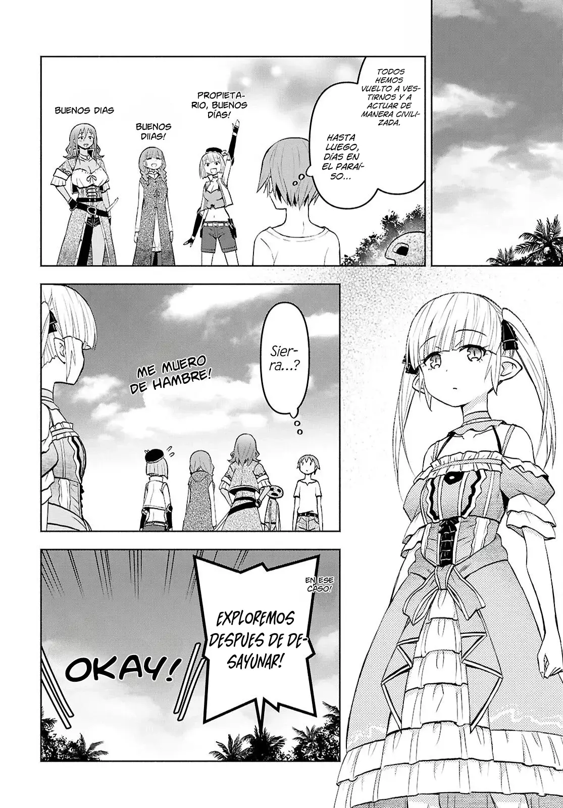 Dungeon Tou de Yadoya o Yarou! Souzou Mahou o Moratta Ore no Hosoude Hanjouki Capitulo 45: no hubo sex página 7