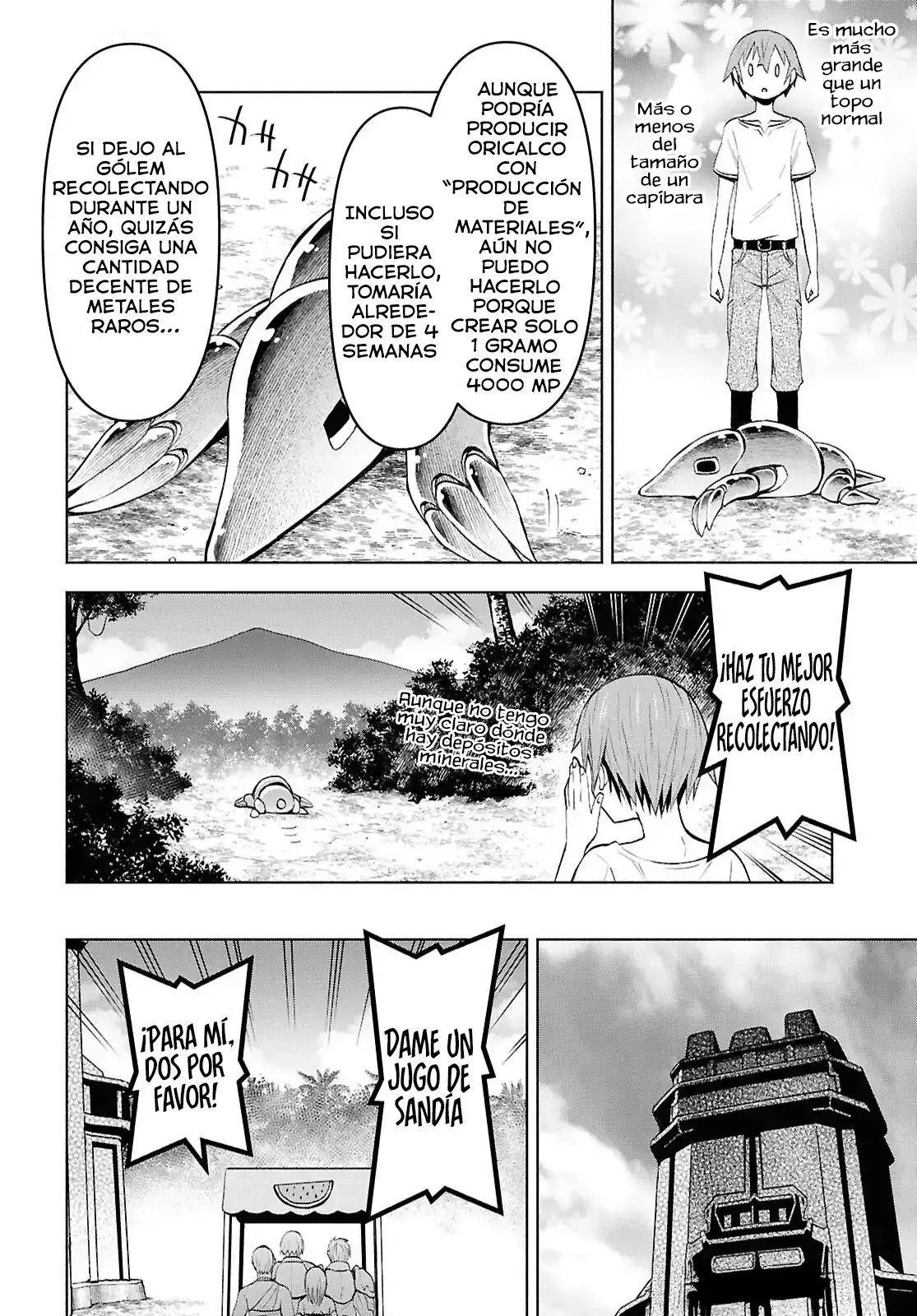 Dungeon Tou de Yadoya o Yarou! Souzou Mahou o Moratta Ore no Hosoude Hanjouki Capitulo 47 página 5