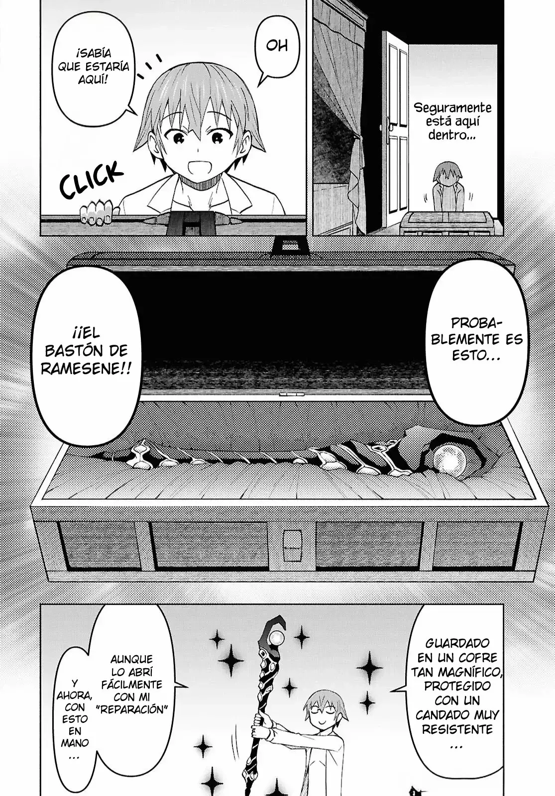 Dungeon Tou de Yadoya o Yarou! Souzou Mahou o Moratta Ore no Hosoude Hanjouki Capitulo 48 página 19