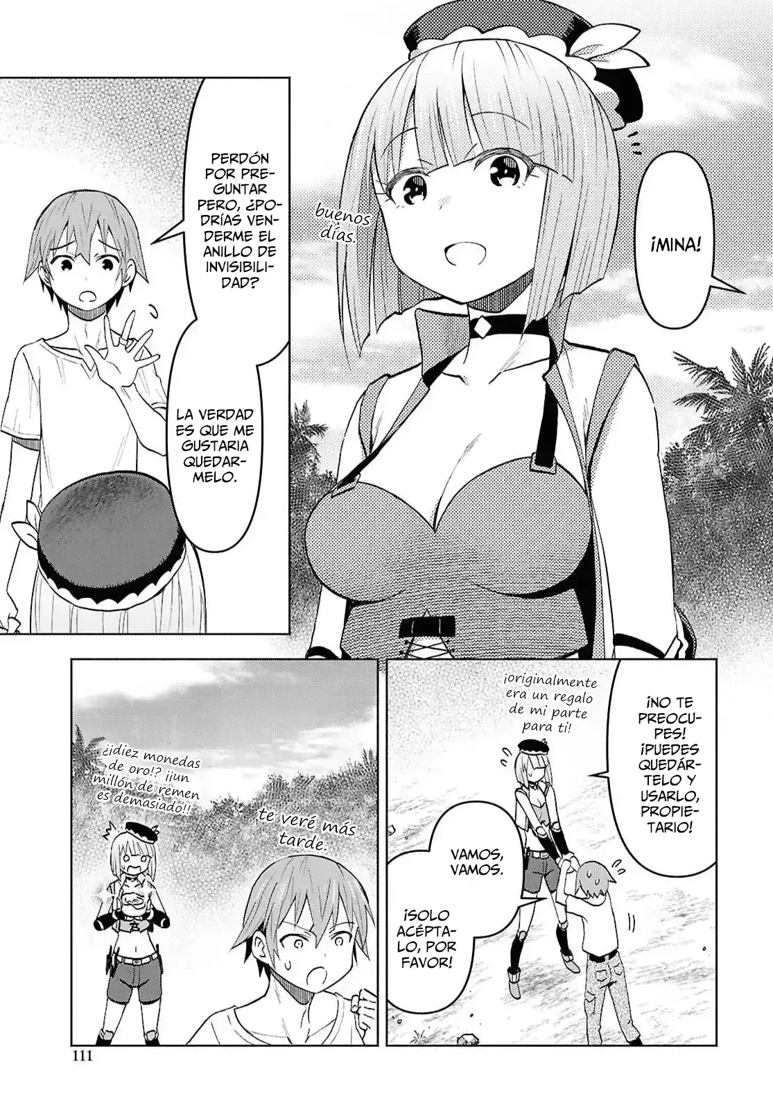 Dungeon Tou de Yadoya o Yarou! Souzou Mahou o Moratta Ore no Hosoude Hanjouki Capitulo 49 página 13