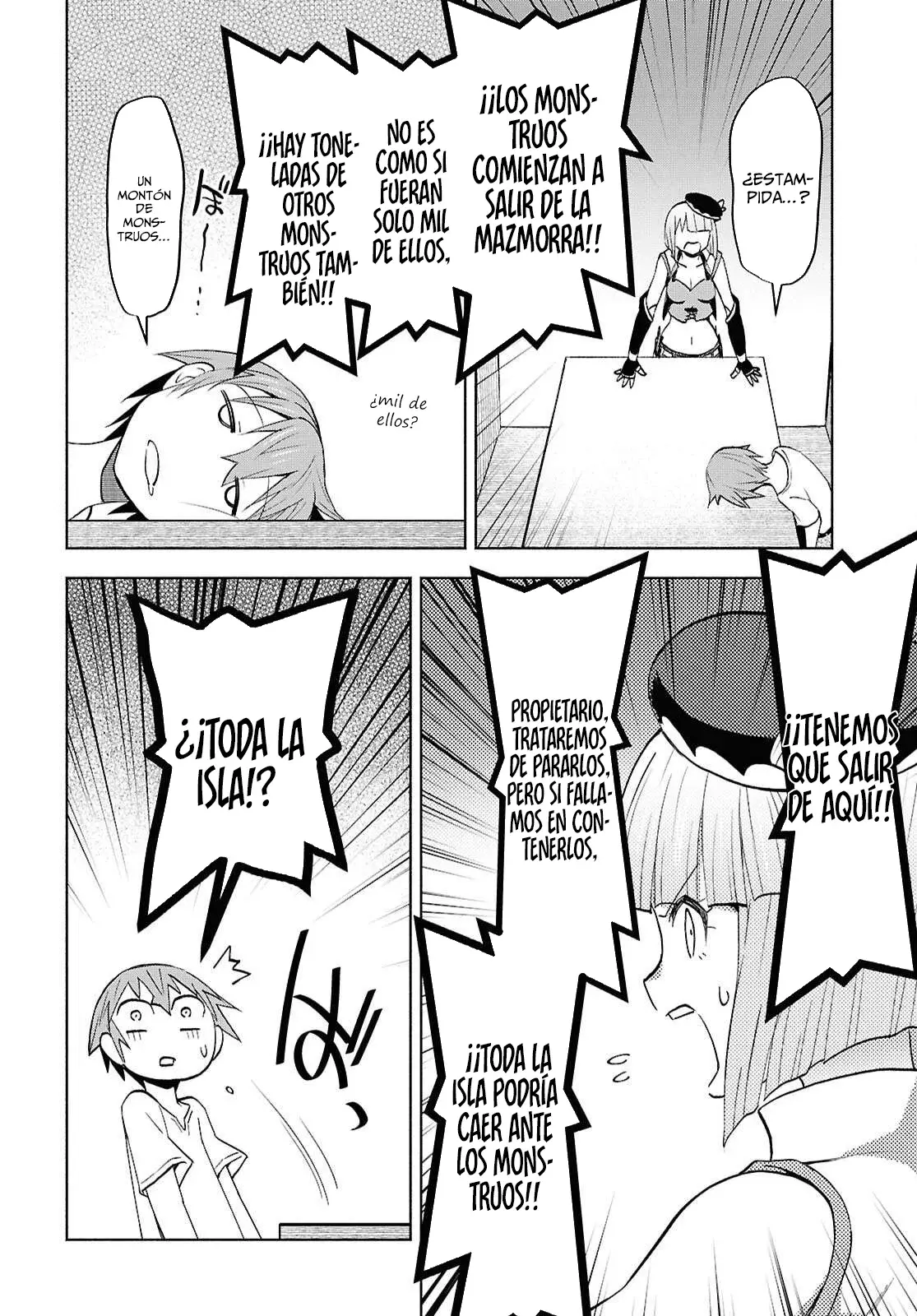 Dungeon Tou de Yadoya o Yarou! Souzou Mahou o Moratta Ore no Hosoude Hanjouki Capitulo 50 página 12