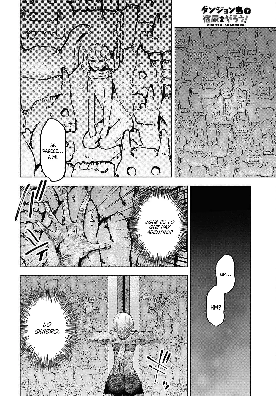 Dungeon Tou de Yadoya o Yarou! Souzou Mahou o Moratta Ore no Hosoude Hanjouki Capitulo 50 página 8