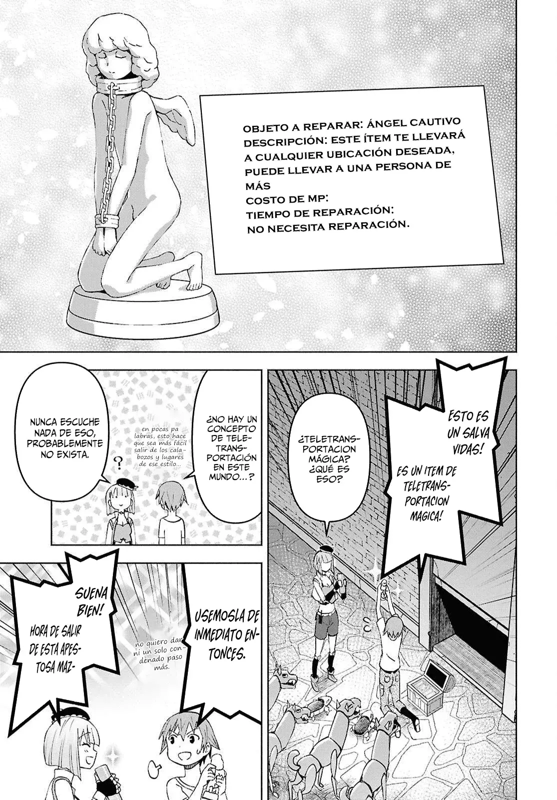 Dungeon Tou de Yadoya o Yarou! Souzou Mahou o Moratta Ore no Hosoude Hanjouki Capitulo 51 página 23