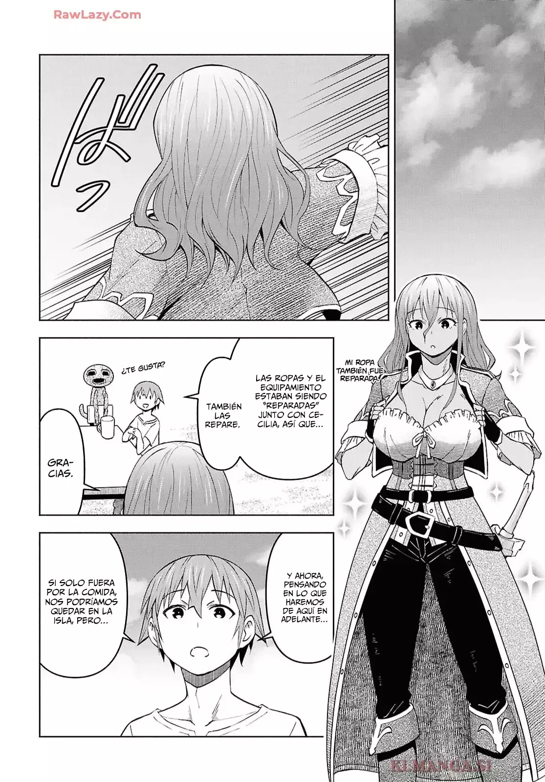 Dungeon Tou de Yadoya o Yarou! Souzou Mahou o Moratta Ore no Hosoude Hanjouki Capitulo 52: se detonan a la pelicorta página 24