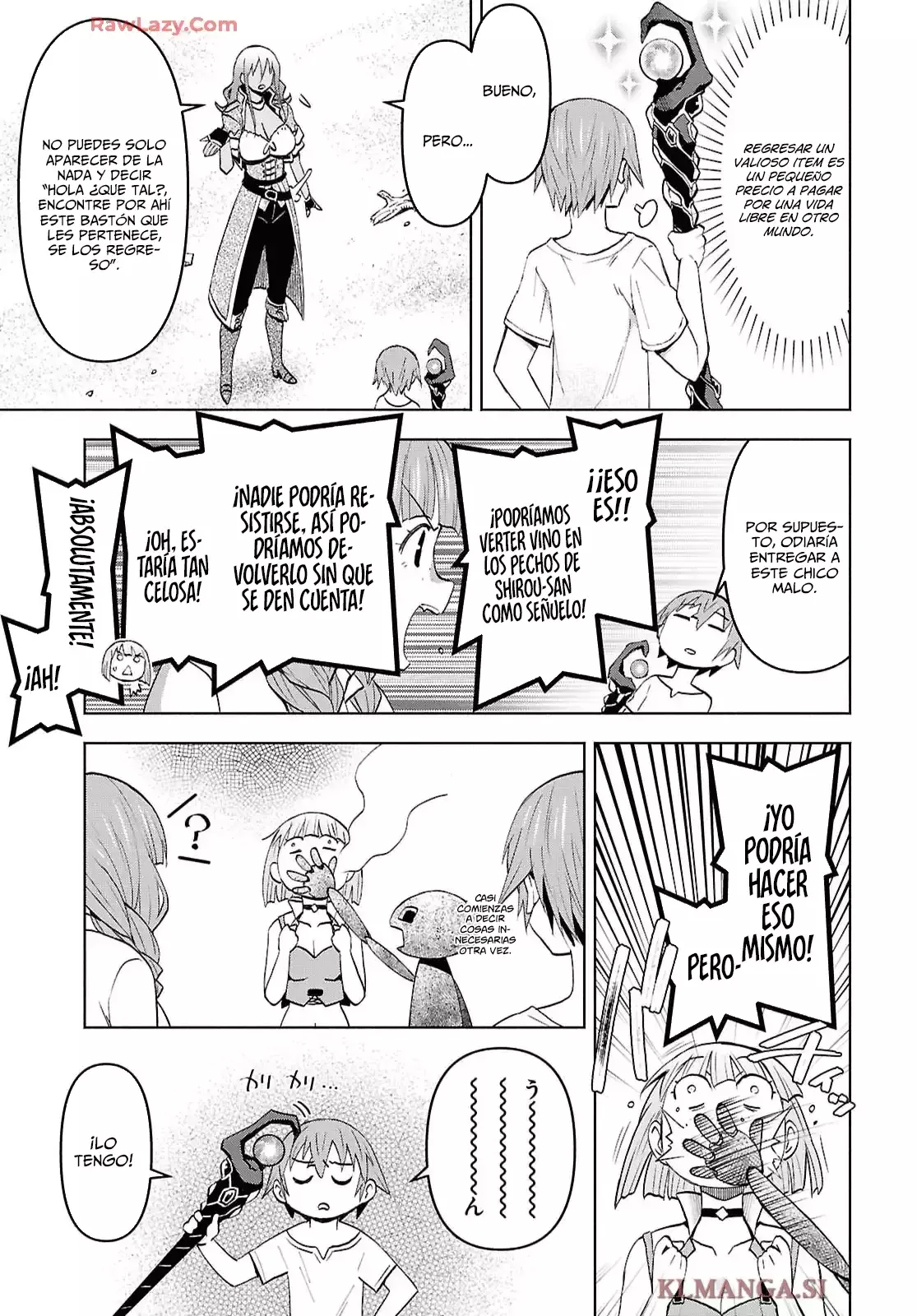 Dungeon Tou de Yadoya o Yarou! Souzou Mahou o Moratta Ore no Hosoude Hanjouki Capitulo 52: se detonan a la pelicorta página 29