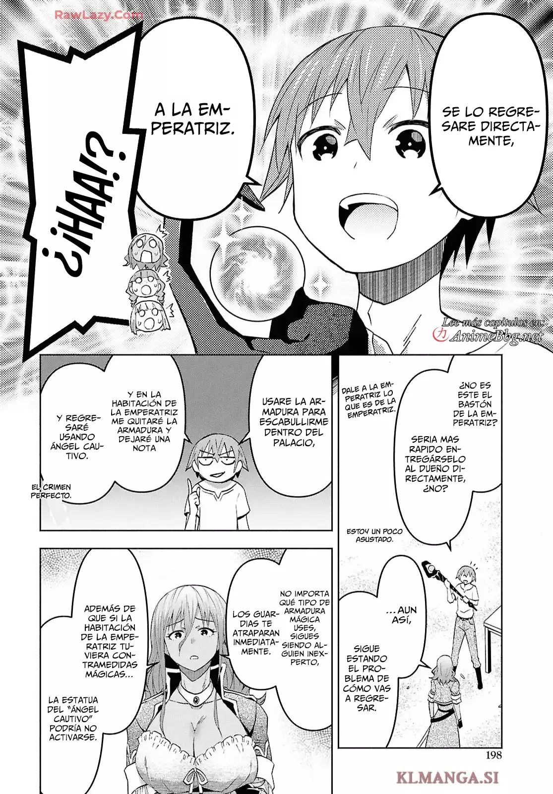 Dungeon Tou de Yadoya o Yarou! Souzou Mahou o Moratta Ore no Hosoude Hanjouki Capitulo 52: se detonan a la pelicorta página 30