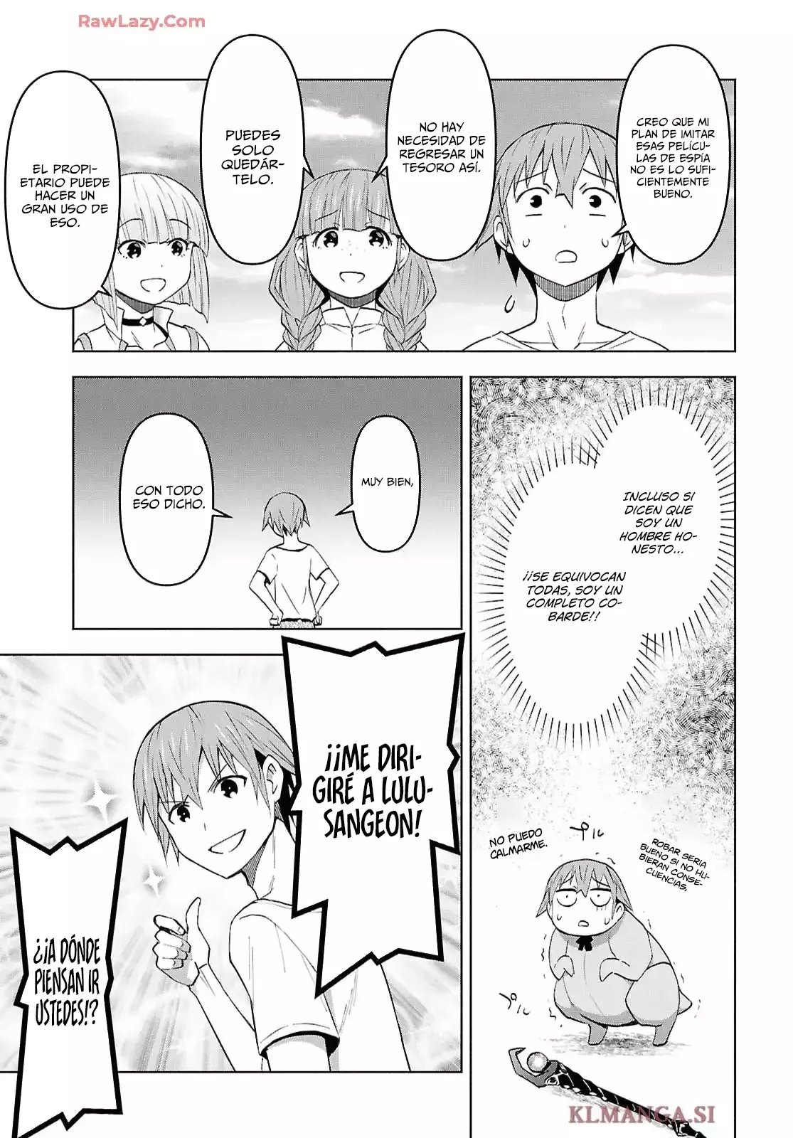 Dungeon Tou de Yadoya o Yarou! Souzou Mahou o Moratta Ore no Hosoude Hanjouki Capitulo 52: se detonan a la pelicorta página 31