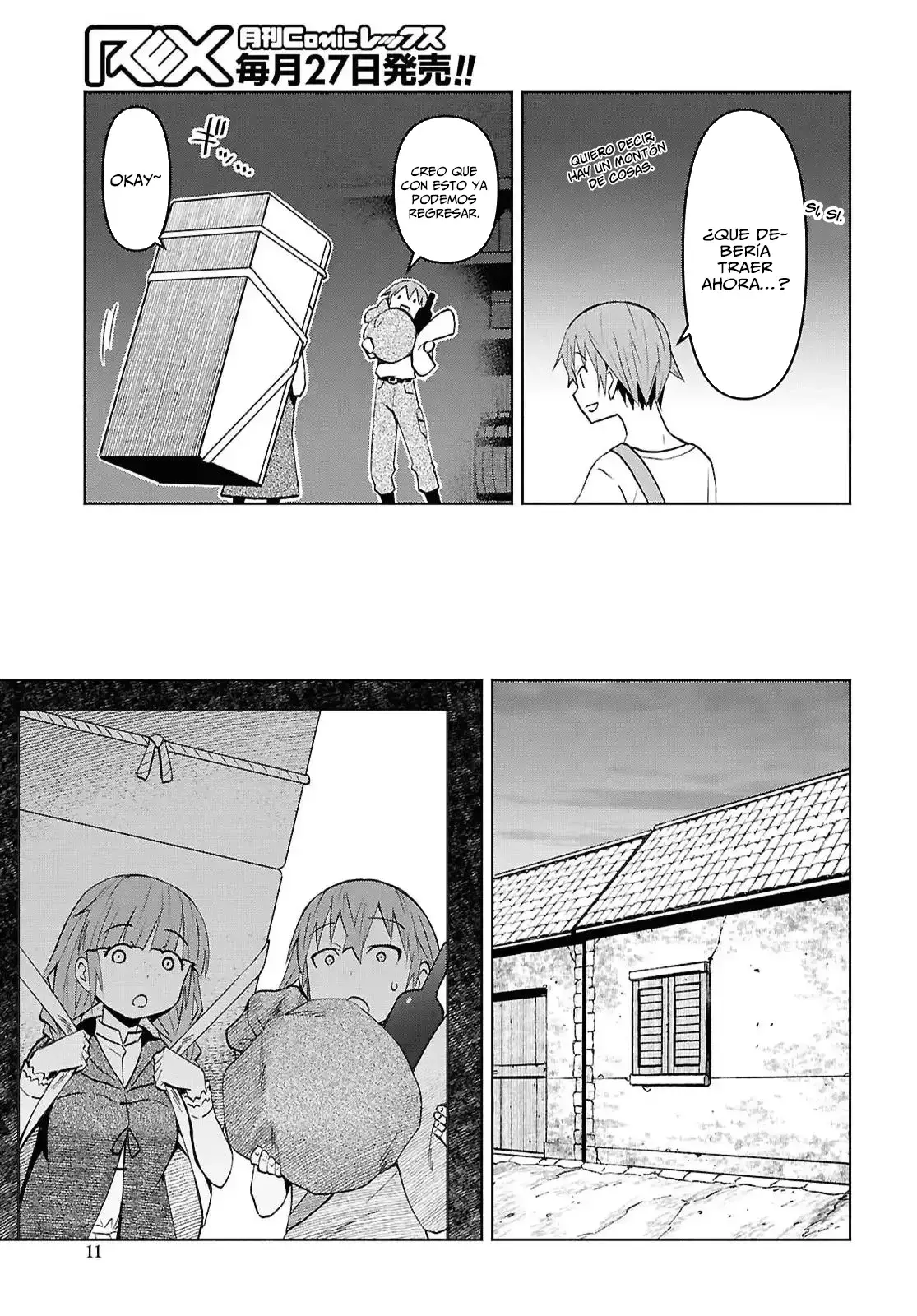 Dungeon Tou de Yadoya o Yarou! Souzou Mahou o Moratta Ore no Hosoude Hanjouki Capitulo 54 página 11