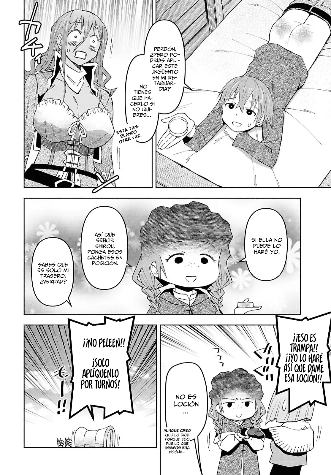 Dungeon Tou de Yadoya o Yarou! Souzou Mahou o Moratta Ore no Hosoude Hanjouki Capitulo 57 página 12