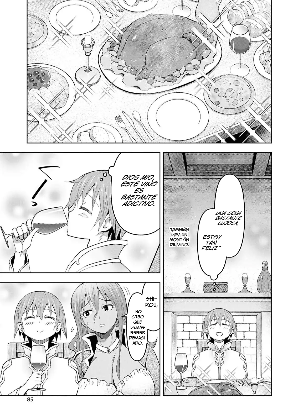 Dungeon Tou de Yadoya o Yarou! Souzou Mahou o Moratta Ore no Hosoude Hanjouki Capitulo 58 página 23
