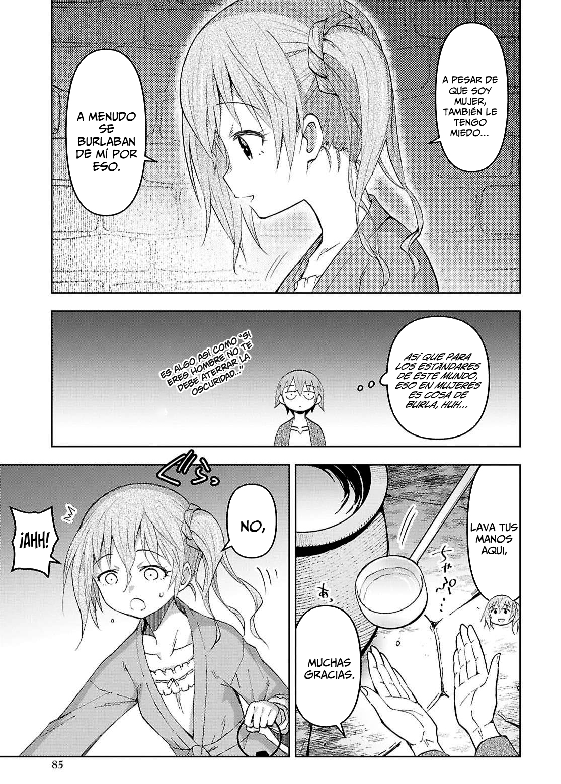 Dungeon Tou de Yadoya o Yarou! Souzou Mahou o Moratta Ore no Hosoude Hanjouki Capitulo 59 página 5