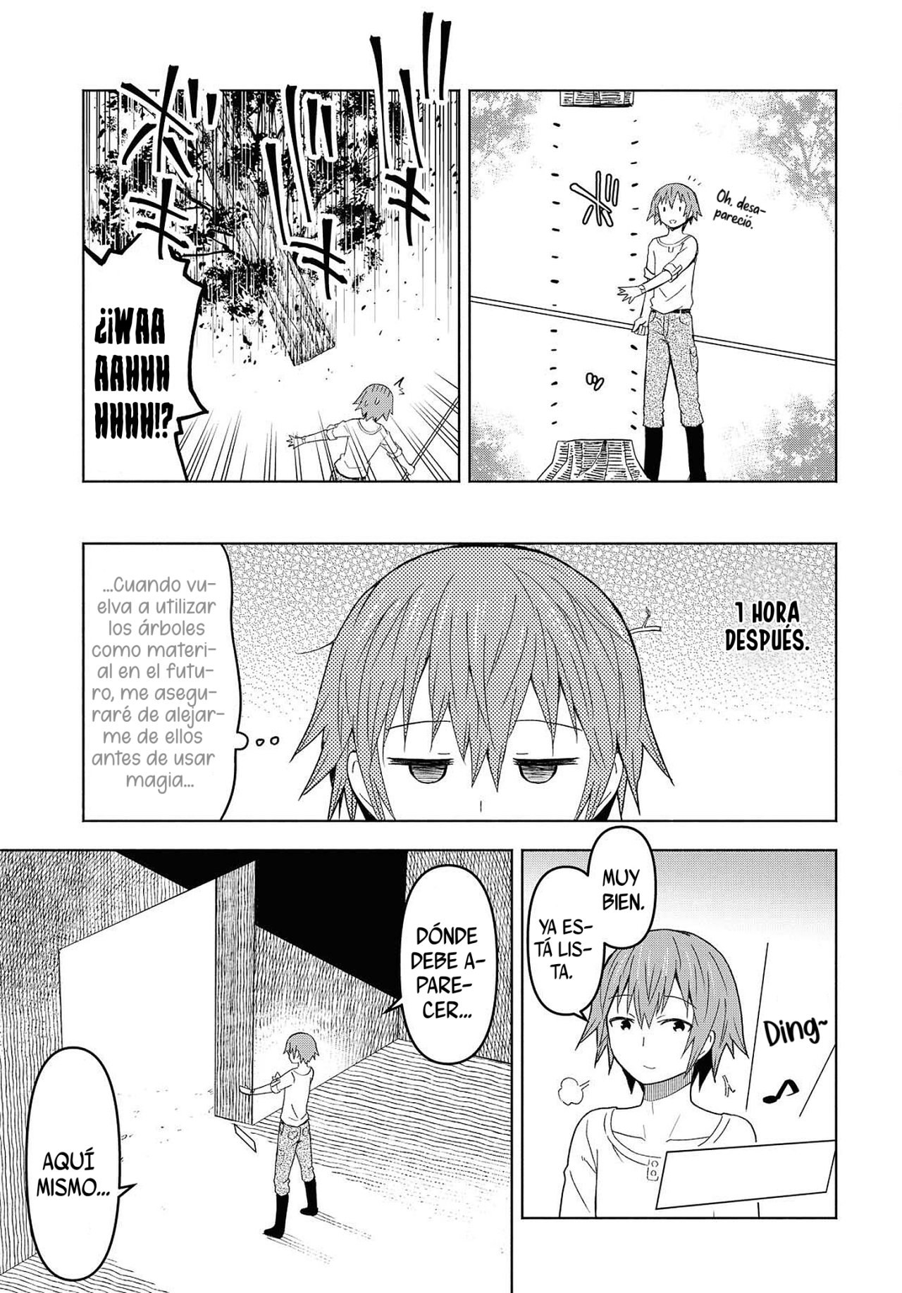 Dungeon Tou de Yadoya o Yarou! Souzou Mahou o Moratta Ore no Hosoude Hanjouki Capitulo 6: Dungeon Tou de Yadoya o Yarou! Souzou Mahou o Moratta Ore no Hosoude Hanjouki página 12