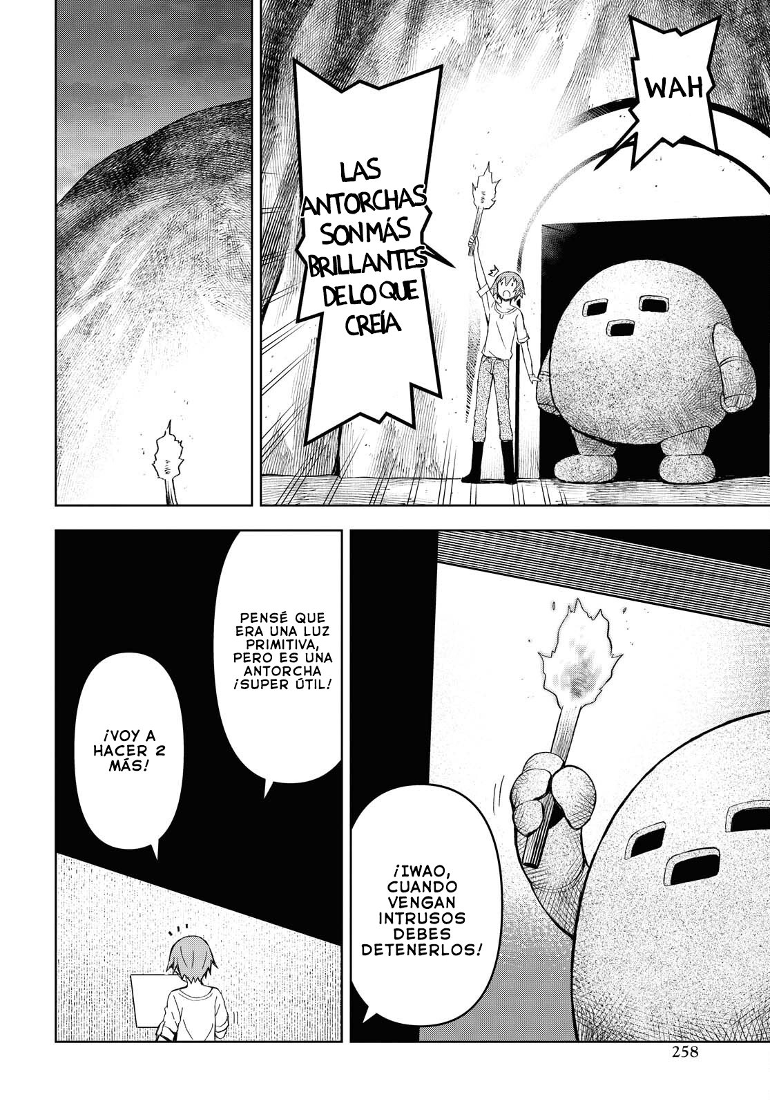 Dungeon Tou de Yadoya o Yarou! Souzou Mahou o Moratta Ore no Hosoude Hanjouki Capitulo 7: Capítulo 7 página 24