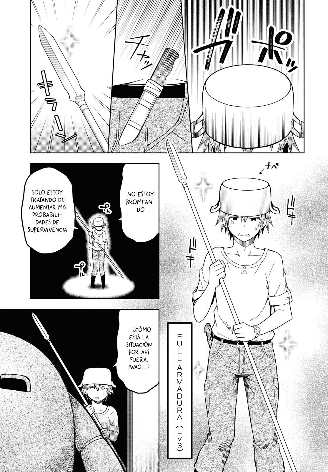 Dungeon Tou de Yadoya o Yarou! Souzou Mahou o Moratta Ore no Hosoude Hanjouki Capitulo 7: Capítulo 7 página 27