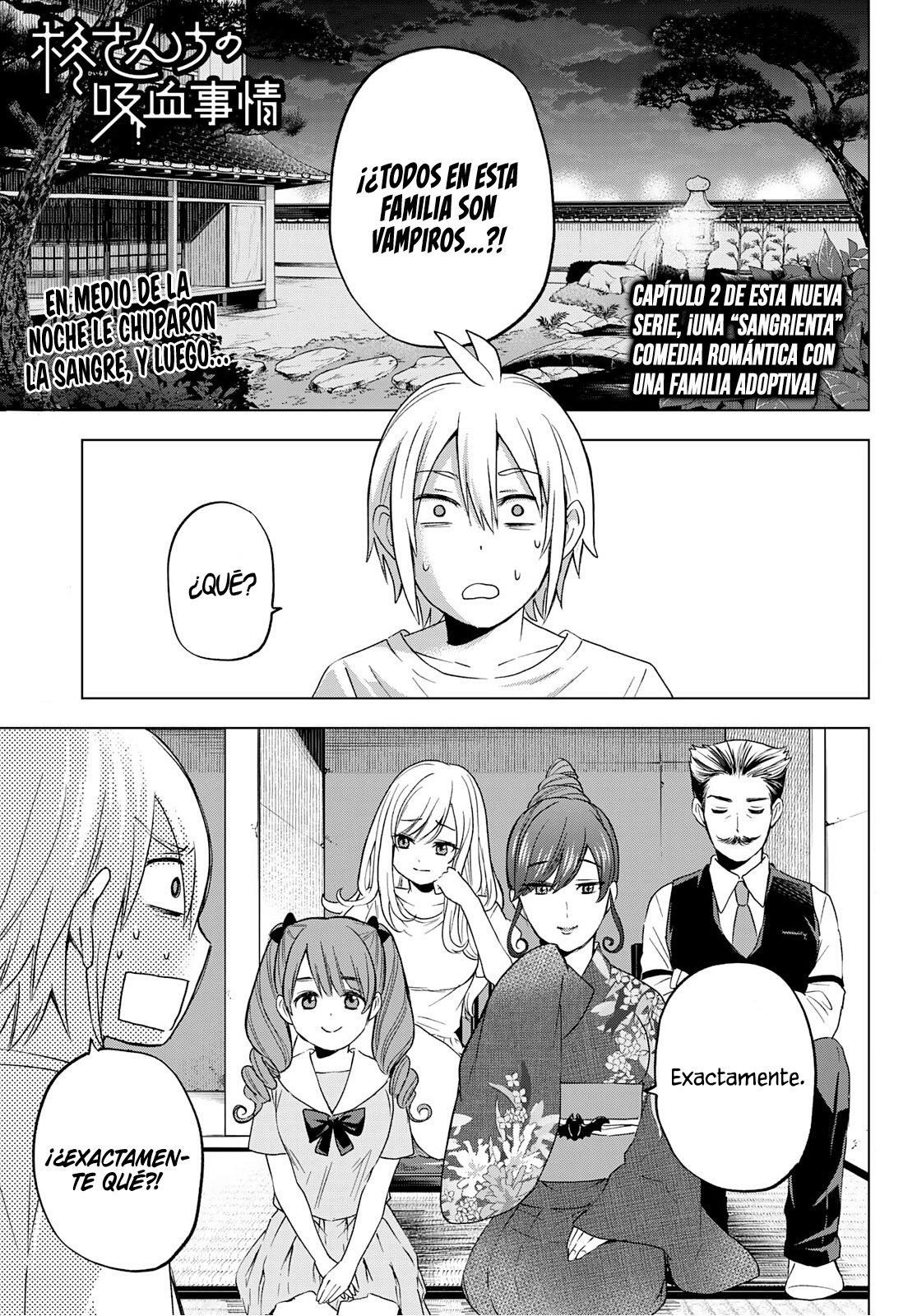 Hiiragi-san Chi no Kyuuketsu Jijou Capitulo 2 página 2