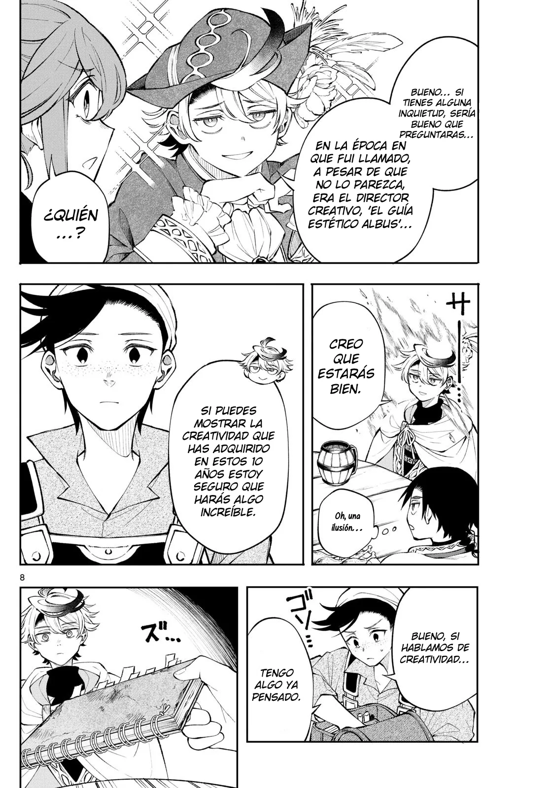 Kaiten no albus Capitulo 14 página 8