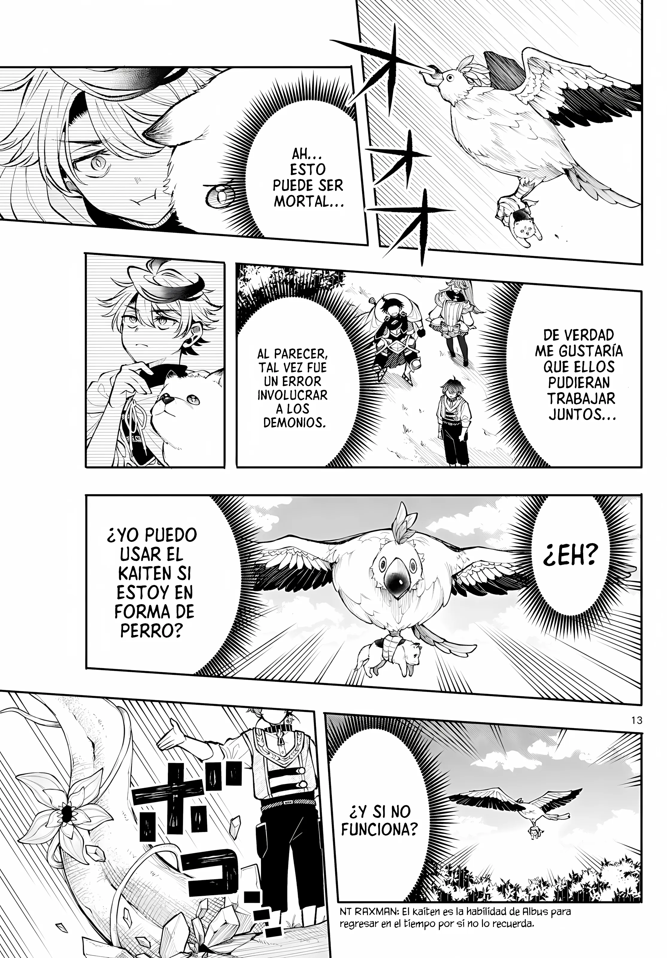 Kaiten no albus Capitulo 22: Vida canina página 13