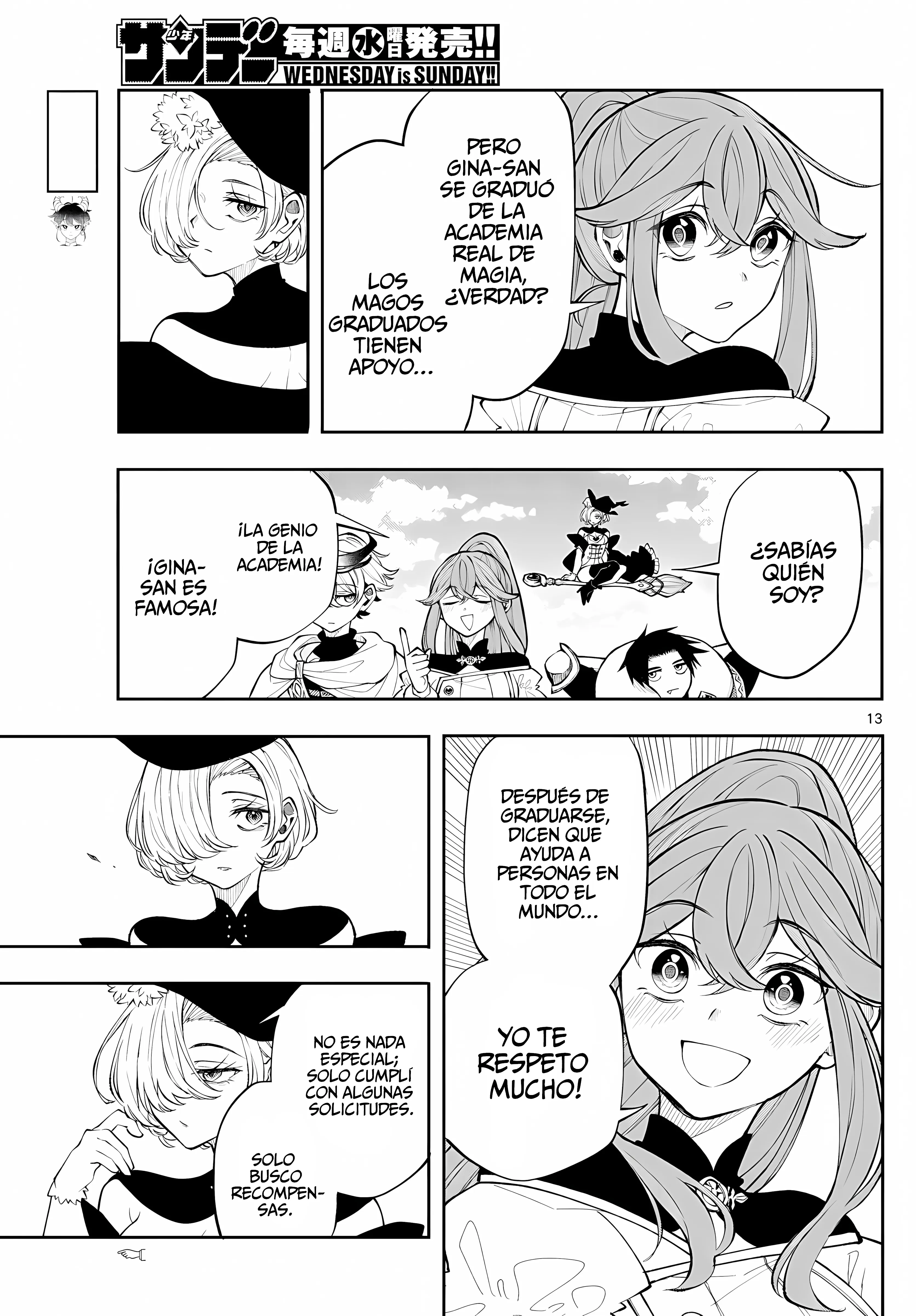 Kaiten no albus Capitulo 23: Hechicera. página 14
