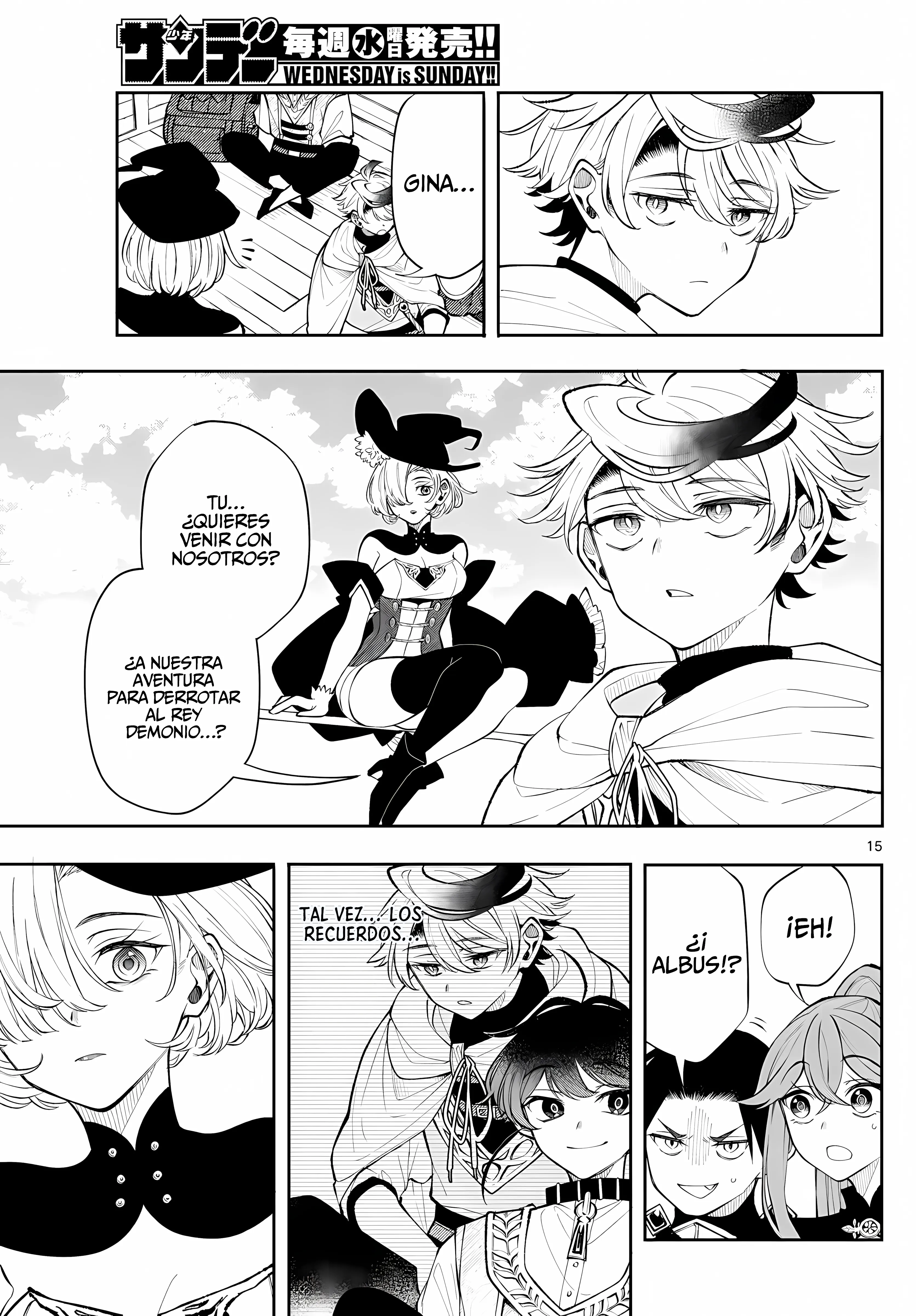 Kaiten no albus Capitulo 23: Hechicera. página 16