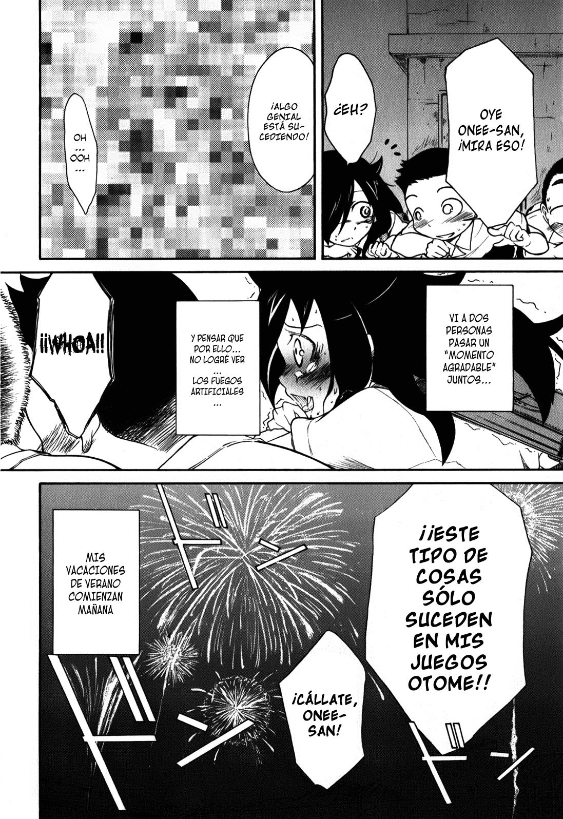 No importa como lo vea, ¡es culpa suya que yo no sea popular! Capitulo 12: Como no soy popular, iré a ver fuegos artificiales. página 14