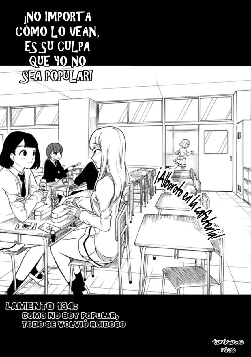 No importa como lo vea, ¡es culpa suya que yo no sea popular! Capitulo 134: por PantaNOVA Fansub página 2