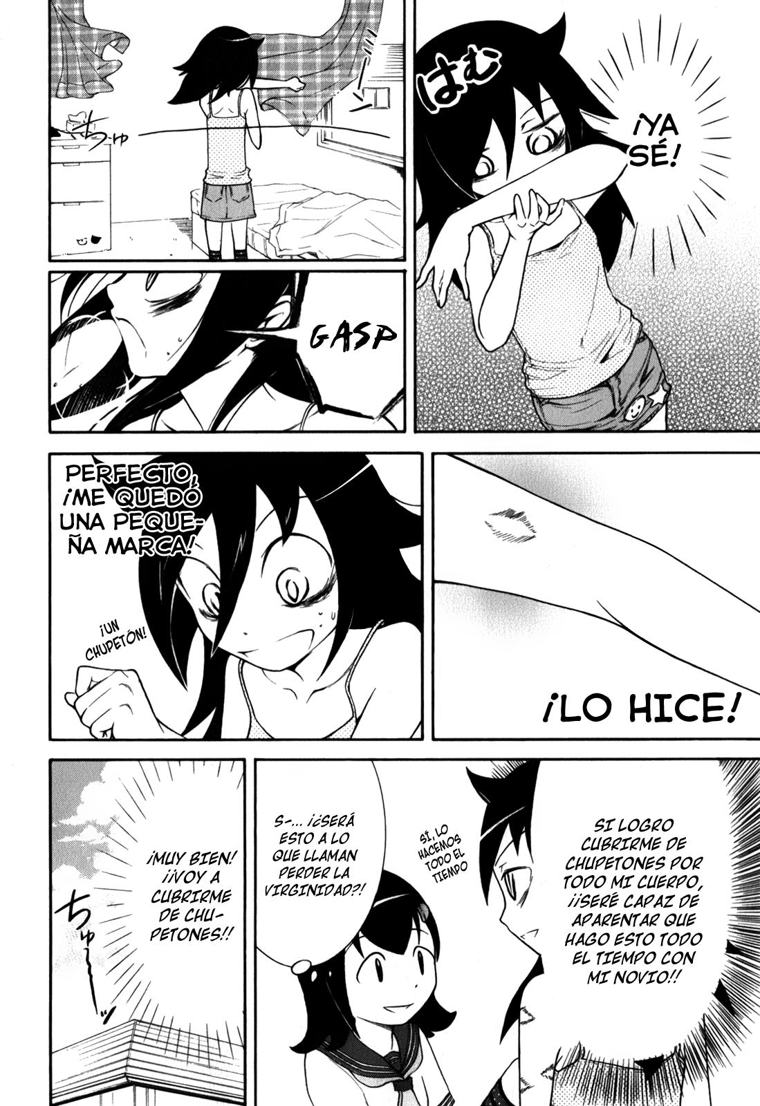 No importa como lo vea, ¡es culpa suya que yo no sea popular! Capitulo 14: Como no soy popular, intentaré ser pretenciosa. página 8
