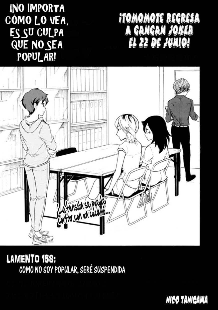 No importa como lo vea, ¡es culpa suya que yo no sea popular! Capitulo 158: por PantaNOVA Fansub página 2