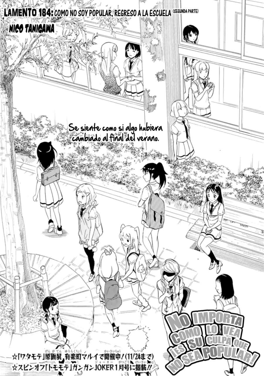 No importa como lo vea, ¡es culpa suya que yo no sea popular! Capitulo 184.2 página 2