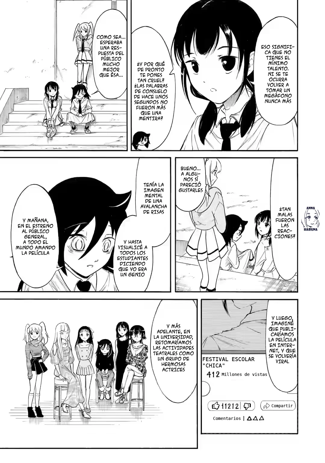 No importa como lo vea, ¡es culpa suya que yo no sea popular! Capitulo 217: Lamento 217: Como no soy popular, veamos lo que está pasando en el escenario del festival escolar. Parte I página 3