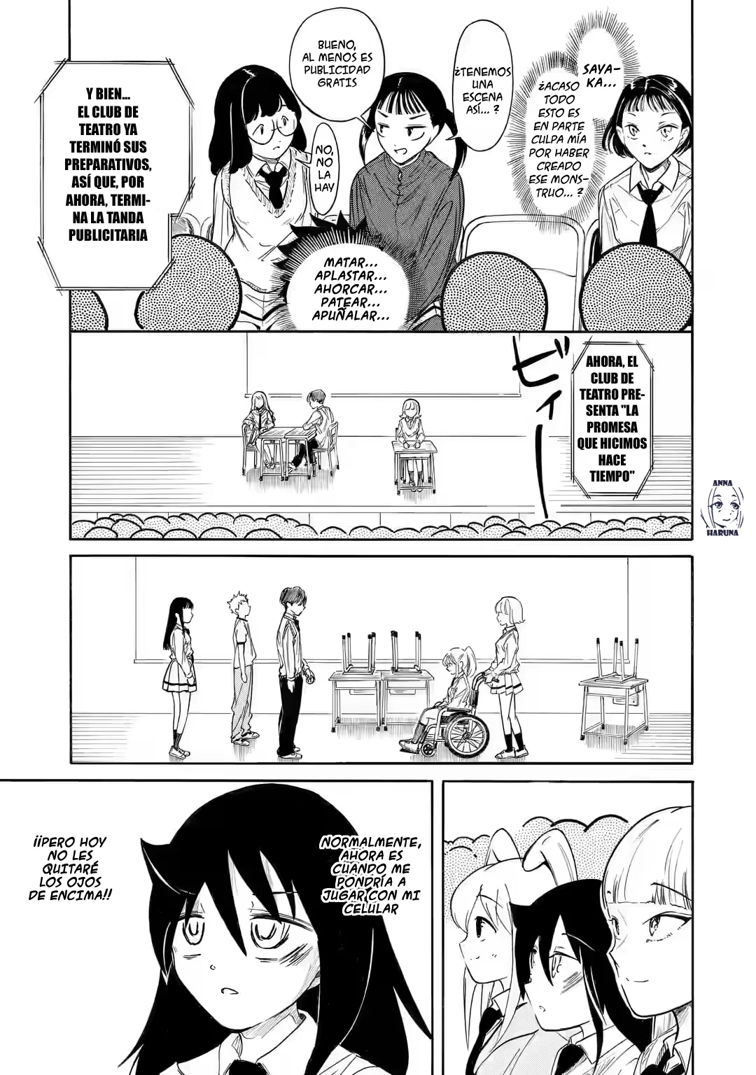 No importa como lo vea, ¡es culpa suya que yo no sea popular! Capitulo 217: Lamento 217: Como no soy popular, veamos lo que está pasando en el escenario del festival escolar. Parte I página 7