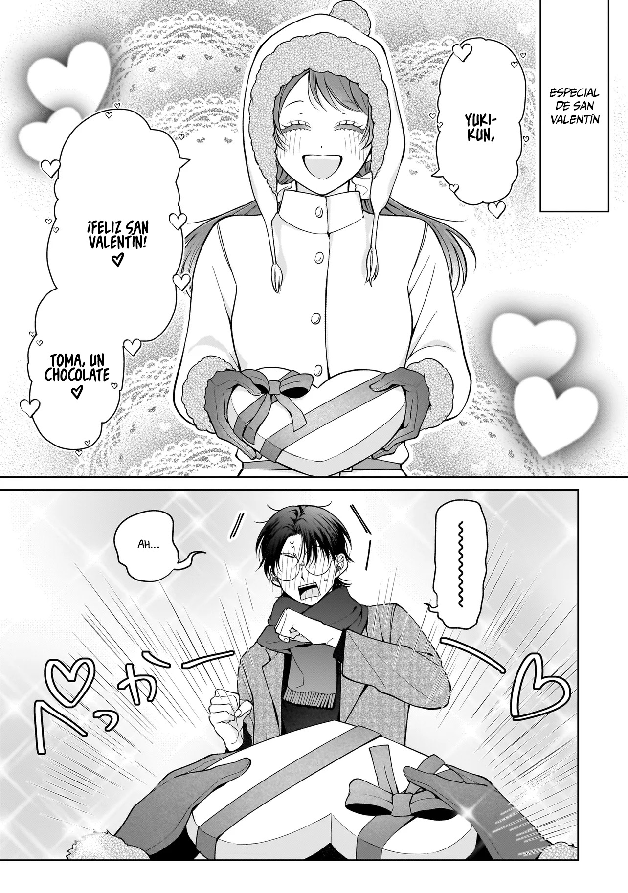 Koisuru Futari wa Kiba wo Kakusu: Gap ga Arisugiru Couple no Hanashi Capitulo 7.5 página 3