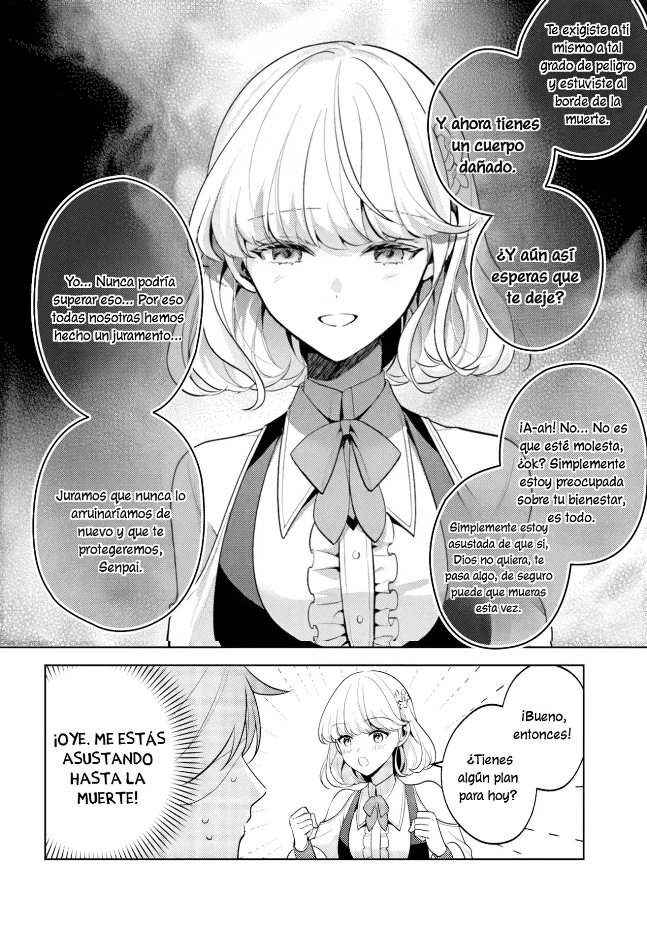 Evité el final de aniquilación a costa de mi vida, pero todas las chicas del grupo terminaron rotas Capitulo 2: Emociones demasiado pesadas. página 11