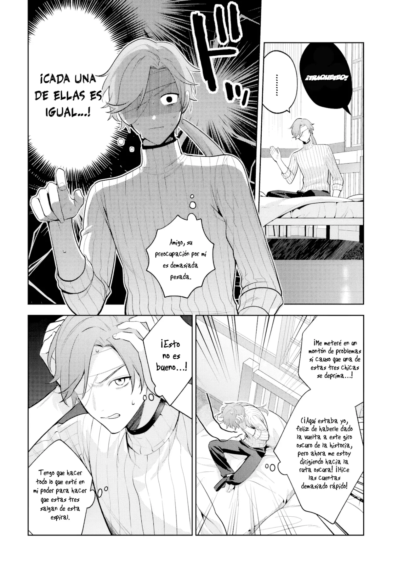 Evité el final de aniquilación a costa de mi vida, pero todas las chicas del grupo terminaron rotas Capitulo 2: Emociones demasiado pesadas. página 30