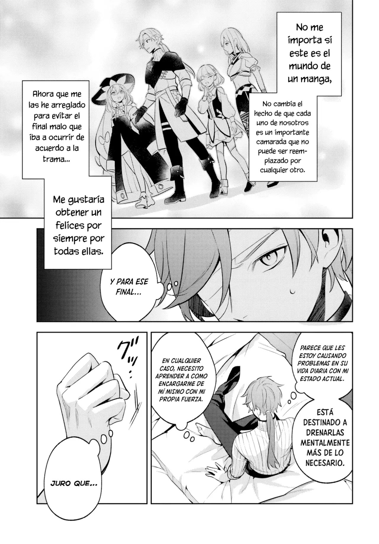 Evité el final de aniquilación a costa de mi vida, pero todas las chicas del grupo terminaron rotas Capitulo 2: Emociones demasiado pesadas. página 31