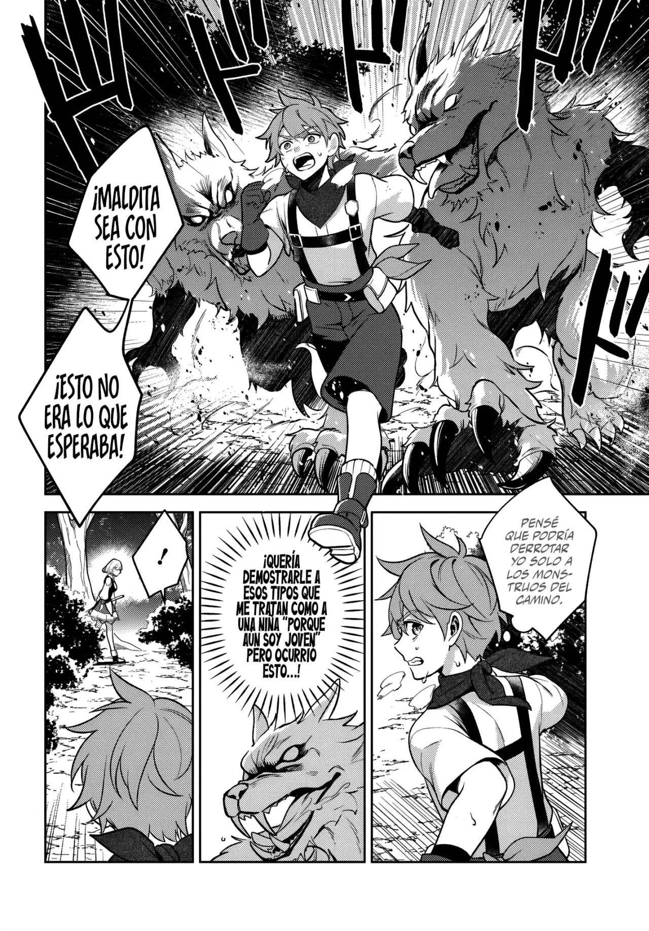 Evité el final de aniquilación a costa de mi vida, pero todas las chicas del grupo terminaron rotas Capitulo 3.1: La chica que ofrenda monstruos. 1 página 8