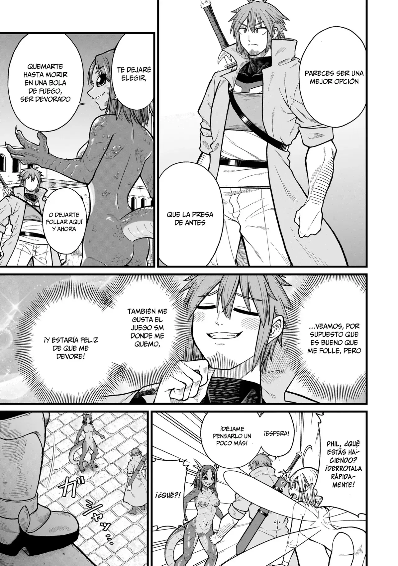 The Former Hero Wants to Lose to Monster Girl Capitulo 24: Salamandra página 12