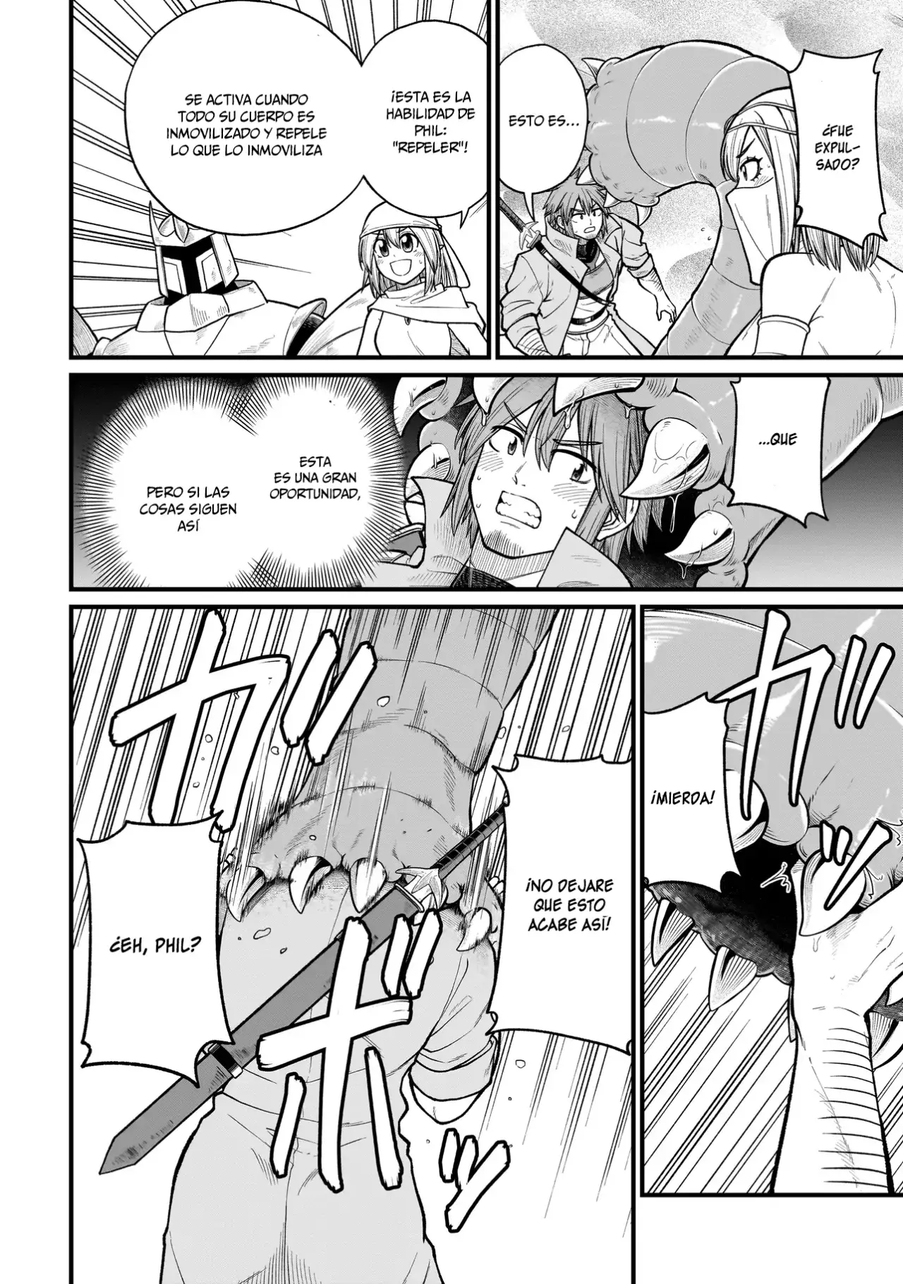 The Former Hero Wants to Lose to Monster Girl Capitulo 26: Gusano de arena página 17