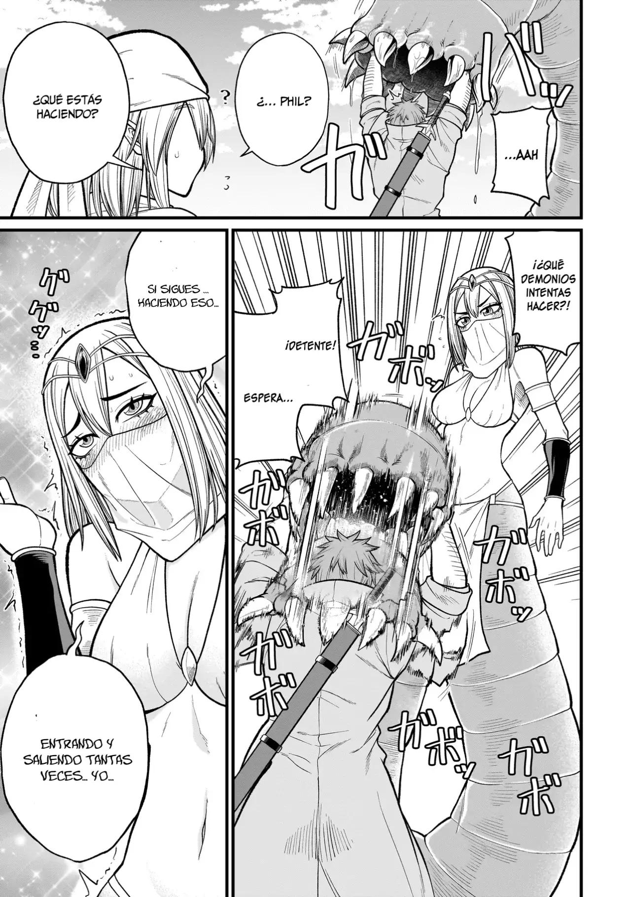 The Former Hero Wants to Lose to Monster Girl Capitulo 26: Gusano de arena página 18
