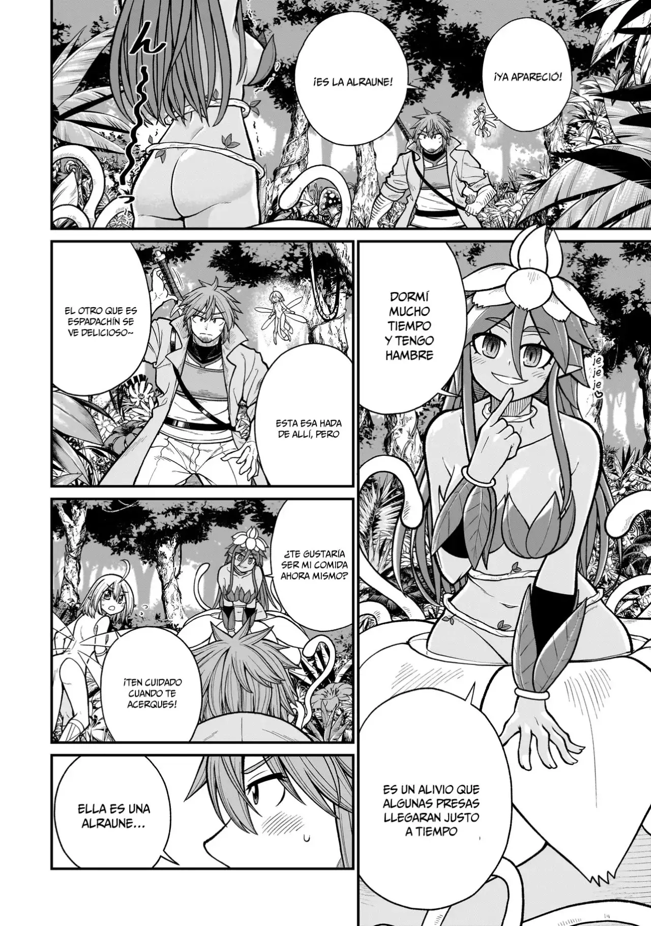 The Former Hero Wants to Lose to Monster Girl Capitulo 3: Alraune página 4
