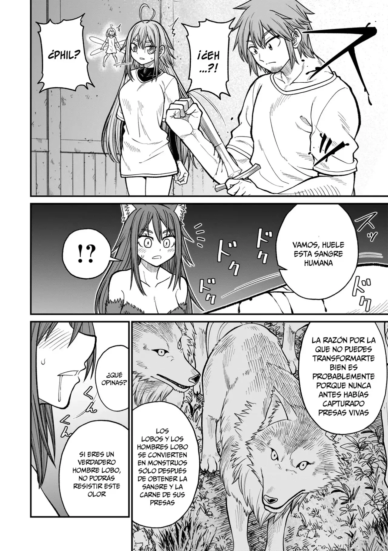 The Former Hero Wants to Lose to Monster Girl Capitulo 5: Mujer lobo página 16