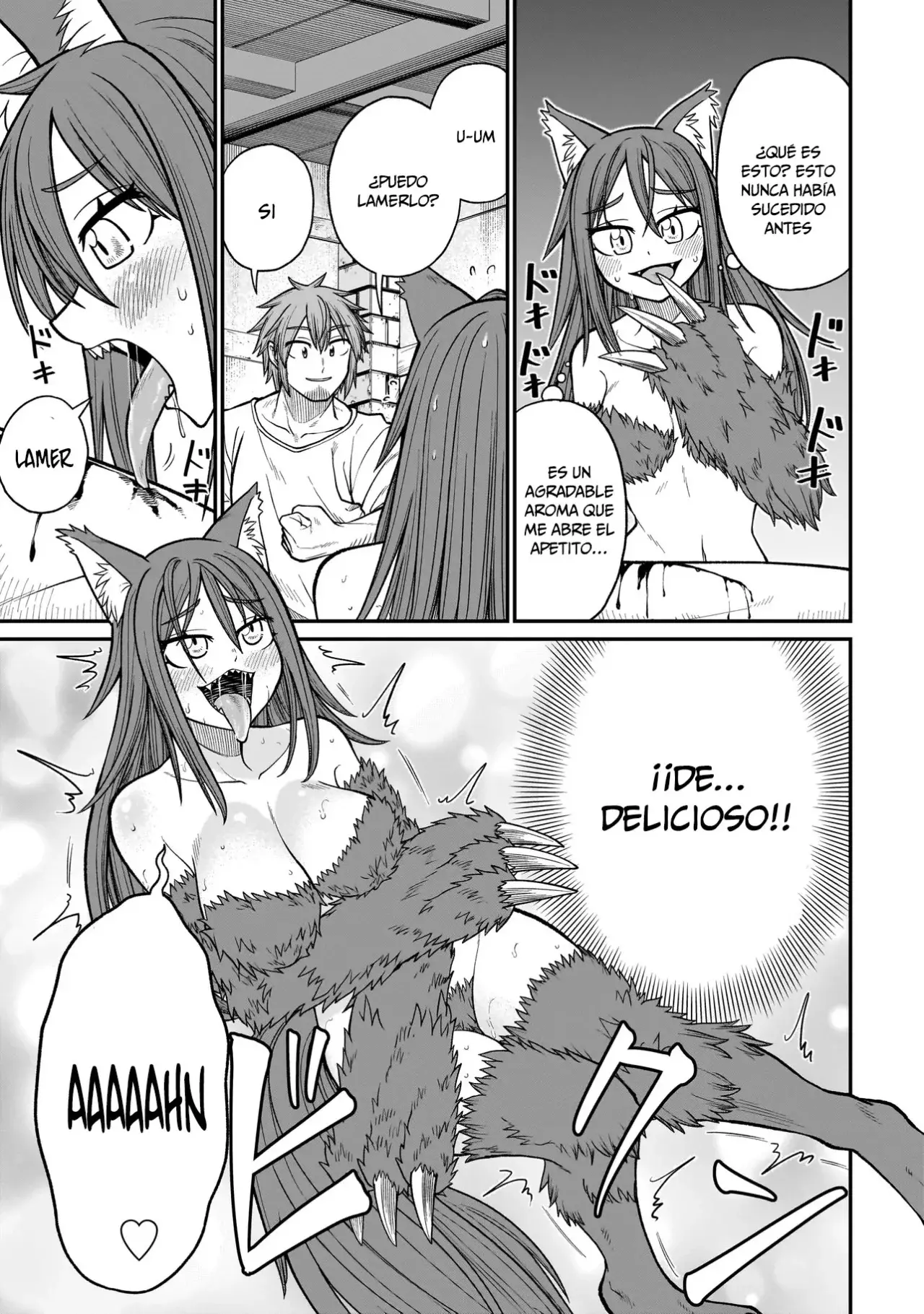 The Former Hero Wants to Lose to Monster Girl Capitulo 5: Mujer lobo página 17